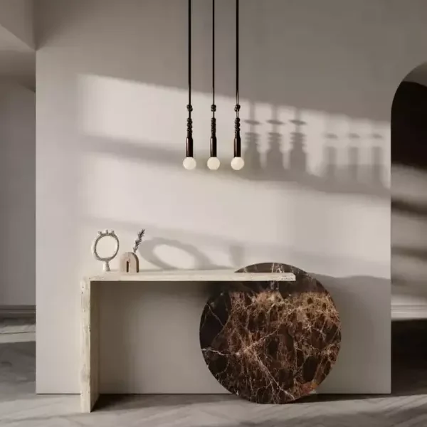 كونسول الفخامة والرقي الرخامي