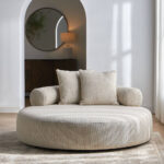 ⁦كنب استرخاء مفرد من قماش⁩ - الصورة ⁦4⁩