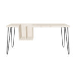 ⁦مكتب خشبي بخزانة مبتكرة⁩ - الصورة ⁦4⁩