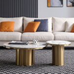 طاولة قهوة مزدودجة فخمة