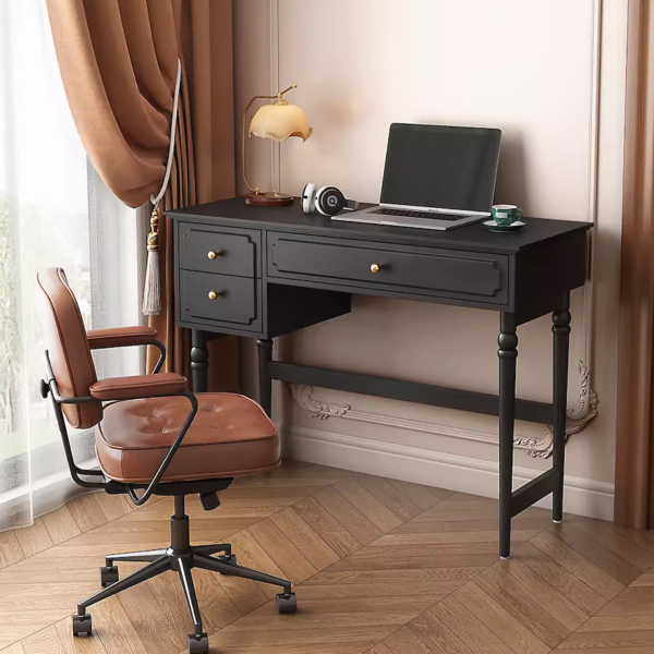 مكتب مودرن مع كرسي جلد