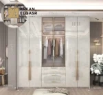 خزانة ملابس فاخرة بتصميم راقي