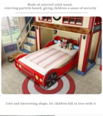 ⁦سرير أطفال بتصميم سيارة رياضية – هيكل بلاستيكي متين – ألوان زاهية – آمن وممتع – ضمان سنتين⁩ - الصورة ⁦6⁩