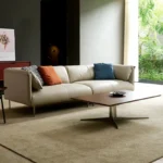 ⁦كنب جلد موردن بتصميم أنيق⁩ - الصورة ⁦3⁩