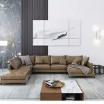 كنب زاوية بتصميم ايطالي فخم