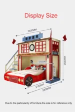 ⁦سرير أطفال بتصميم سيارة رياضية – هيكل بلاستيكي متين – ألوان زاهية – آمن وممتع – ضمان سنتين⁩ - الصورة ⁦13⁩