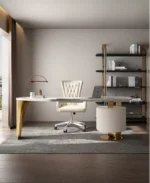 مكتب بخزانة جانبية بتصميم امريكي