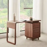 مكتب مودرن خشبي مع كرسي 