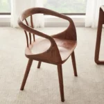 مكتب مودرن خشبي مع كرسي 