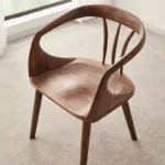 مكتب مودرن خشبي مع كرسي 