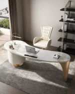 مكتب بخزانة جانبية بتصميم امريكي