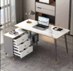 مكتب زاوية مزود بوحدة ادراج متعددة