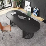 مكتب مع وحدة جانبية بتصميم فاخر