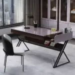 مكتب وكرسي متحرك متين