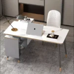 مكتب زاوية مزود بوحدة ادراج متعددة