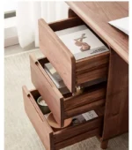 مكتب مودرن خشبي مع كرسي 