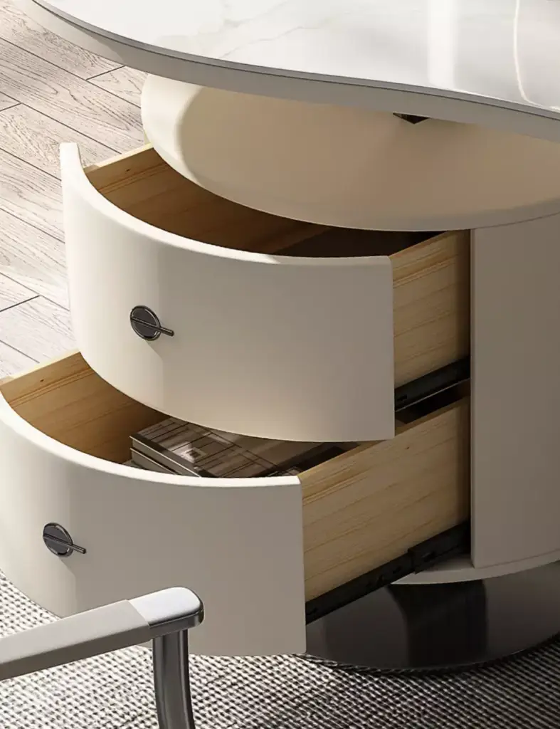 مكتب بخزانة جانبية بتصميم امريكي