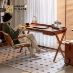 مكتب خشبي بتصميم بسيط و مميز