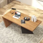 مكتب مائل بتصميم خشبي فاخر