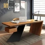 مكتب مائل بتصميم خشبي فاخر