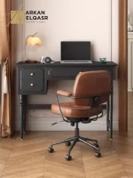 مكتب مودرن مع كرسي جلد