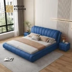 سرير نوم جلد مودرن