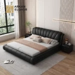 سرير نوم جلد مودرن