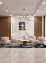 ⁦كنب فاخر بطابع مريح – تصميم واسع بتنجيد ناعم – قاعدة خشبية متينة وألوان مميزة⁩ - الصورة ⁦3⁩