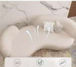 ⁦كنب فاخر بطابع مريح – تصميم واسع بتنجيد ناعم – قاعدة خشبية متينة وألوان مميزة⁩ - الصورة ⁦13⁩