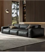 كنب مودرن من جلد بتصميم ايطالي