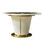 ⁦طاولة طعام رخام فاخرة علي الطراز الأوروبي⁩ - الصورة ⁦6⁩