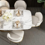 ⁦طاولة طعام مودرن من تصميم فاخر⁩ - الصورة ⁦2⁩