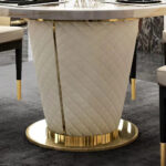 ⁦طاولة طعام رخام فاخرة علي الطراز الأوروبي⁩ - الصورة ⁦4⁩