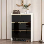 خزانة احذية 3 ارفف بتصميم فاخر