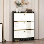 خزانة احذية 3 ارفف بتصميم فاخر