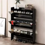 خزانة احذية 3 ارفف بتصميم فاخر