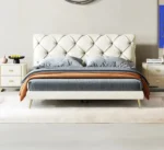 سرير اوروبي بتصميم حديث مع 2 كومودينة