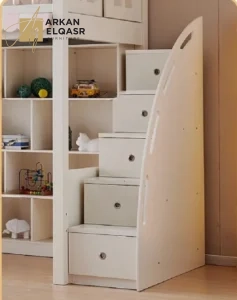 سرير نوم اطفال مع مكتب وخزانة
