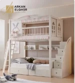 سرير نوم اطفال مع مكتب وخزانة