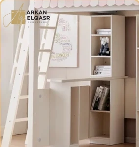 سرير نوم اطفال مع مكتب وخزانة