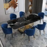 طاولة طعام مودرن من رخام فاخر