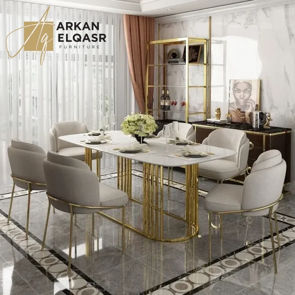 طاولة طعام مودرن من تصميم فاخر
