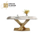 طاولة غرفة طعام رخامية فاخرة