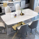 طاولة غرفة طعام رخامية فاخرة