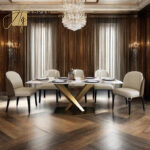 طاولة غرفة طعام رخامية فاخرة