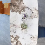 طاولة غرفة طعام رخامية فاخرة