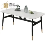 طاولة طعام مع كراسي بتصميم فاخر