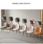 ⁦طاولة طعام بقاعدة متينة مع كراسي مودرن⁩ - الصورة ⁦7⁩