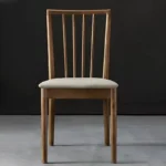 كرسي طاولة طعام جلد فاخر