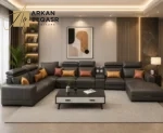 كنب زاوية مودرن من تصميم ايطالي